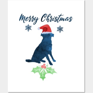 Christmas Australian Shepherd Posters and Art
